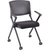 Lorell Plastic Arms/Back Nesting Chair, PK2 41847